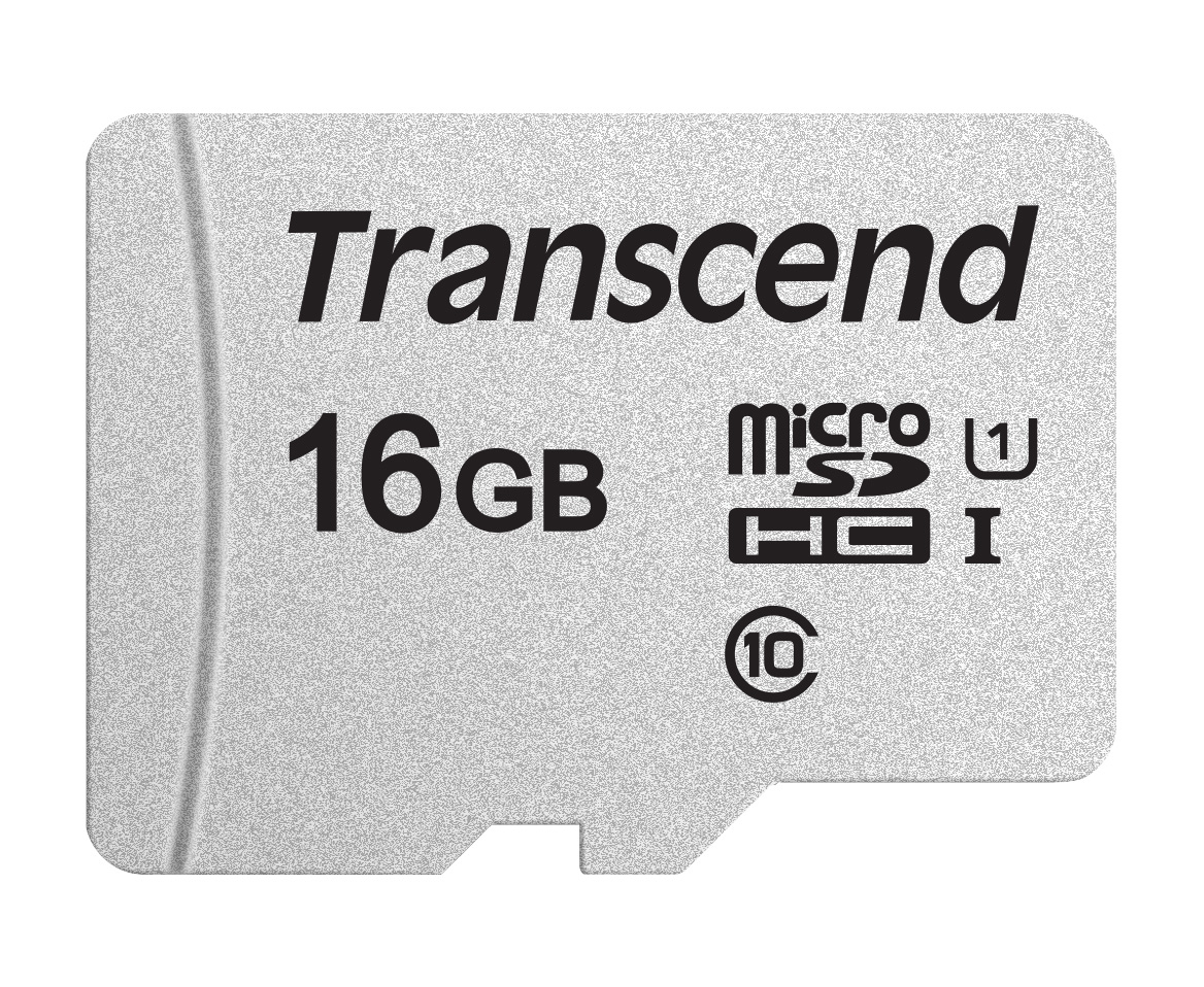 Transcend microSD Card SDHC 300S 16GB - TS16GUSD300S